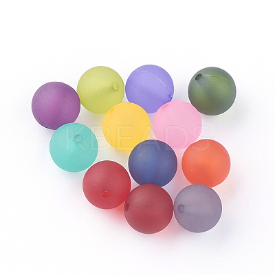 Transparent Acrylic Beads FACR-YW0001-05A-1