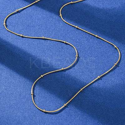 0.9MM 304 Stainless Steel Satellite Chain Necklaces NJEW-T016-21B-G-1