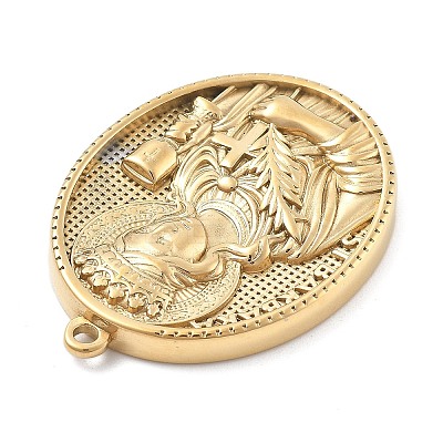 304 Stainless Steel Pendants STAS-Z121-01G-06-1