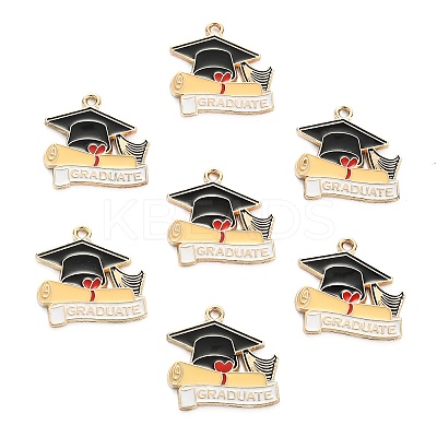 20Pcs Alloy Enamel Pendants ENAM-CJ0004-17-1
