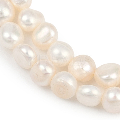 Natural Cultured Freshwater Pearl Beads Strands PEAR-P064-20B-02A-02-1