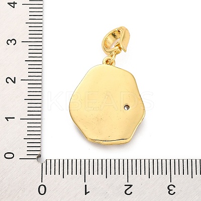 Brass Enamel Pendants KK-S502-04G-A-1