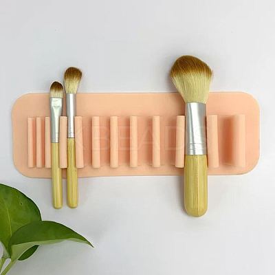 Silicone Wall Mounted Cosmetic Brush Storage Stands FAMI-PW0001-35A-1