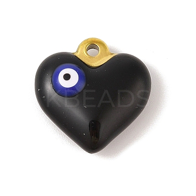 304 Stainless Steel Enamel Pendants LS-STAS-M071-02A-1