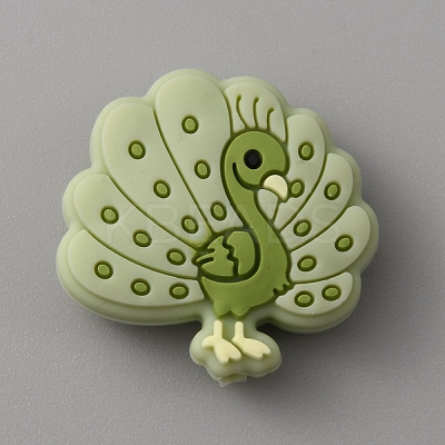 Food Grade Eco-Friendly Silicone Beads LS-SIL-WH0002-58C-1