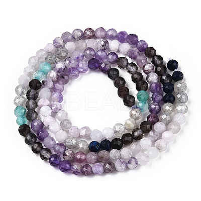 Natural Mixed Gemstone Beads Strands G-D080-A01-02-23-1