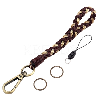 Boho Macrame Wristlet Keychain Keying KEYC-SW00004-05-1