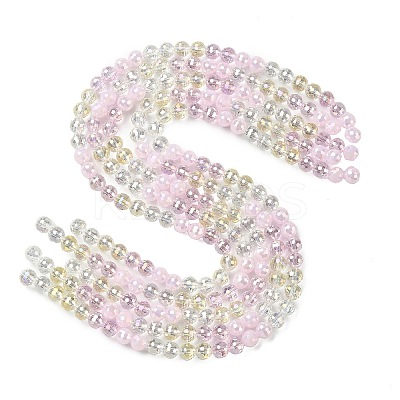 Electroplate Glass Beads Strands EGLA-D300-06-8mm-13-1