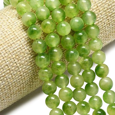 Natural Malaysia Jade Beads Strands G-L645-C01-12mm-31-1