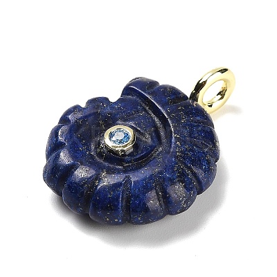 Dyed Natural Lapis Lazuli Pendants G-A287-01G-02-1