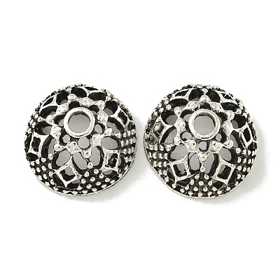 Tibetan Style Alloy Bead Caps FIND-U015-05AS-1