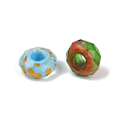 Glass European Beads GLAA-A019-01-1
