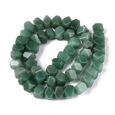 Natural Green Aventurine Beads Strands G-D091-A28-1