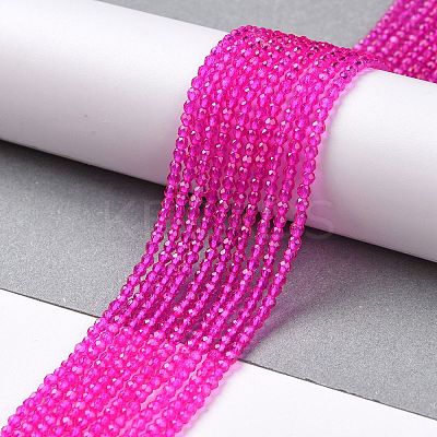 Transparent Glass Beads Strands GLAA-H021-04-23-1