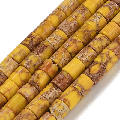 Natural Imperial Jasper Beads Strands G-P460-06F-1