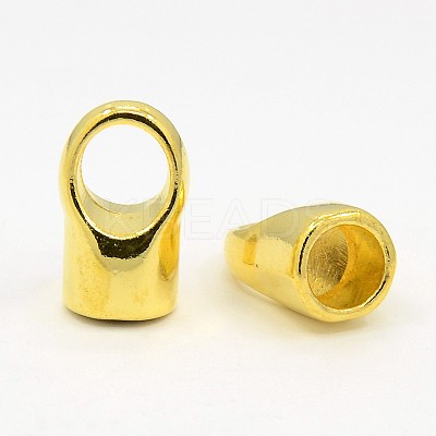 Brass Cord Ends LS-KK-19X12-G-1