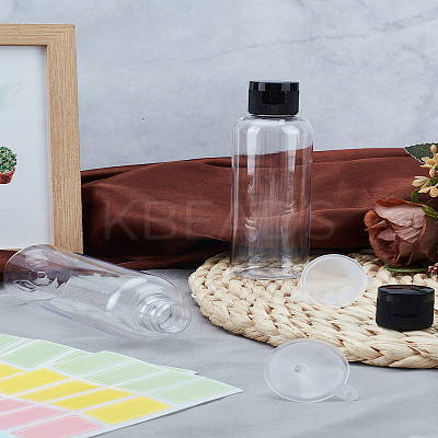 2Pcs 100ml Plastic Bottles AJEW-LP0004-35-1