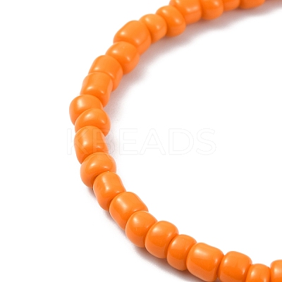 5Pcs 5 Style Glass Seed Beaded Stretch Bracelets Set BJEW-TA00275-1