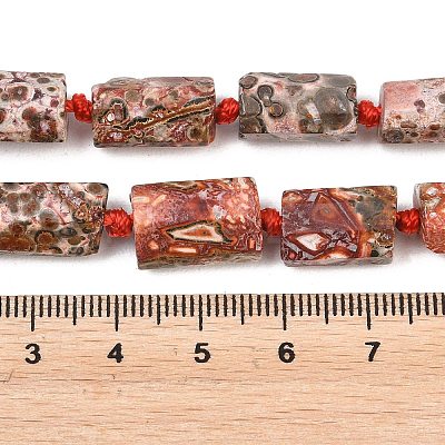 Natural Red Leopard Skin Jasper Beads Strands G-A314-A05-01-1