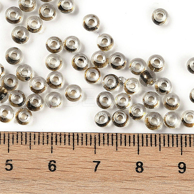 Transparent Inside Colours Glass Seed Beads SEED-A032-04M-1