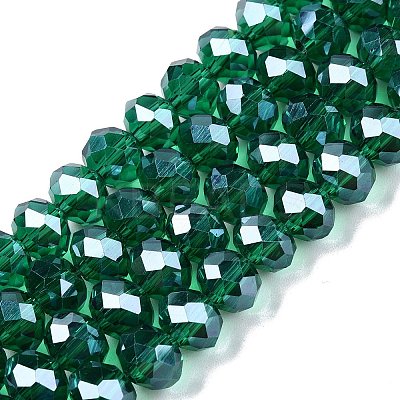 Electroplate Glass Beads Strands LS-EGLA-A044-T8mm-A18-1