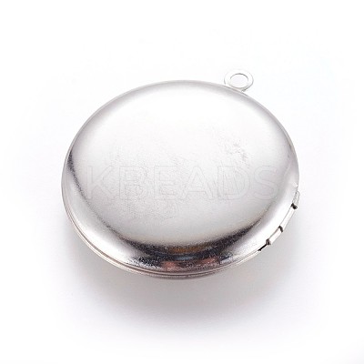 Tarnish Resistant 316 Stainless Steel Locket Pendants STAS-P237-06P-1