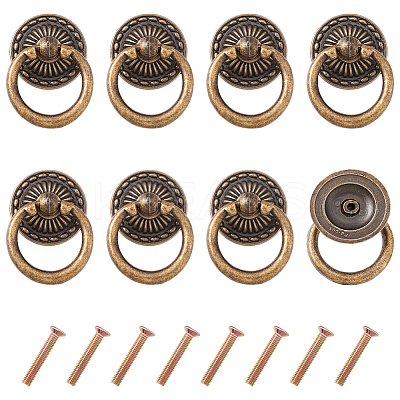 Zinc Alloy Door Drawer Handle Strap DIY-WH0430-845AB-1