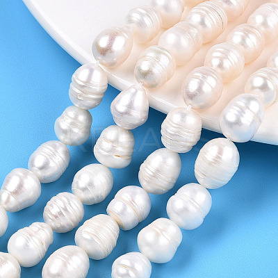 Natural Cultured Freshwater Pearl Beads Strands PEAR-N012-10D-1