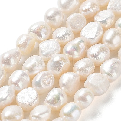 Natural Cultured Freshwater Pearl Beads Strands PEAR-Z002-12-1