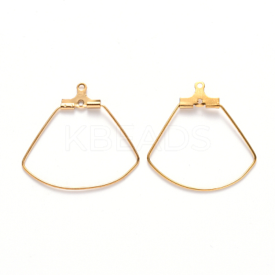 PVD Vacuum Plating 304 Stainless Steel Wire Pendants X-STAS-S103-03G-1
