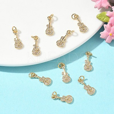 SHEGRACE Brass Micro Pave Cubic Zirconia Pendants XGRQ3D694-479G-1
