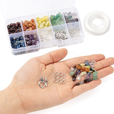 100G 8 Style DIY Bracelet Making Kits DIY-FS0001-09-1