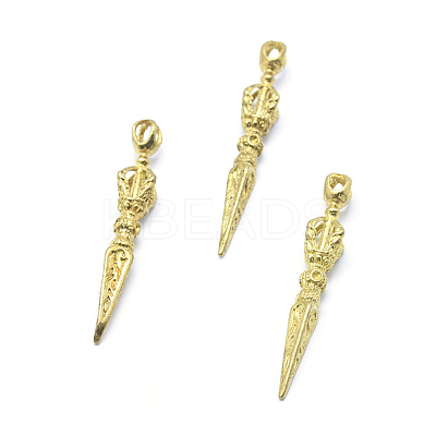 Brass Pendants KK-G319-55C-RS-1