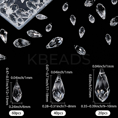 120Pcs 3 Styles Glass Beads Sets EGLA-SP0001-30-1