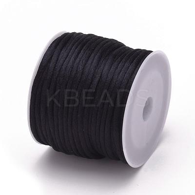 Nylon Satin Rattail Cords NWIR-L006-2mm-02-1