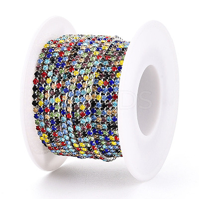 Iron Rhinestone Cup Chains CH-N005-01-1