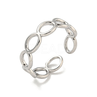 Non-Tarnish 304 Stainless Steel Finger Ring RJEW-C077-04P-1