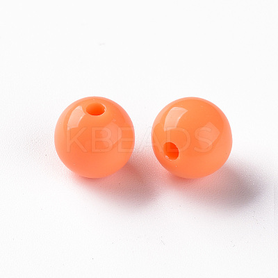 Opaque Acrylic Beads X-MACR-S370-C10mm-A11-1