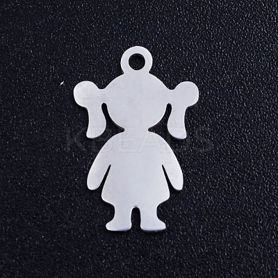 Tarnish Resistant 201 Stainless Steel Pendants STAS-Q201-JN328-1-1