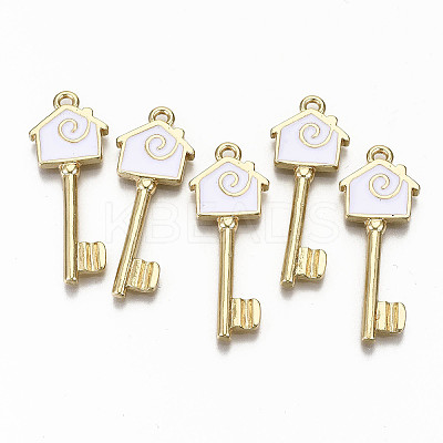 Alloy Enamel Pendants PALLOY-T075-40-NR-1