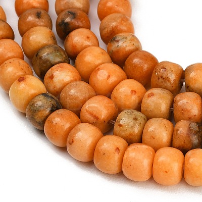 Dyed Natural White Jade Beads Strands GG-CBAA20A-01A-08-1