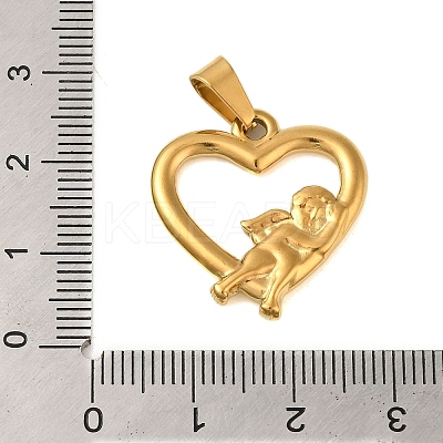 Ion Plating(IP) 304 Stainless Steel Pendants STAS-C103-20A-G-1