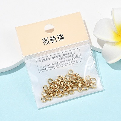SHEGRACE Brass Spacer Beads XGRPCF978-209G-1