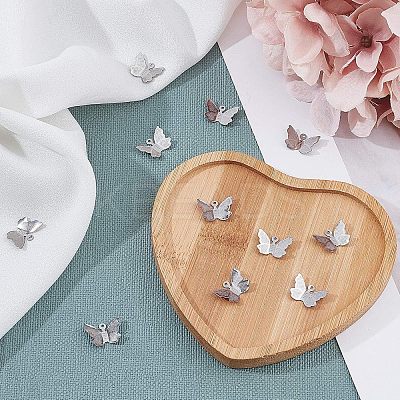 304 Stainless Steel Pendants STAS-UN0008-01P-1