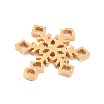 Ion Plating(IP) 201 Stainless Steel Pendants STAS-K003-13G-02-1