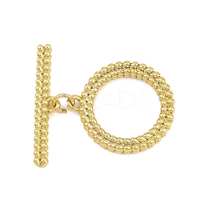 Brass Toggle Clasps KK-G548-30G-1