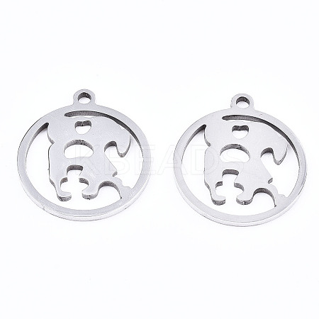 Non-Tarnish Valentine's Day 201 Stainless Steel Pendants LS-STAS-T044-187P-1