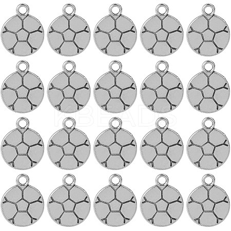 100PCS Tibetan Style Alloy Pendants TIBEP-SC0002-82-1