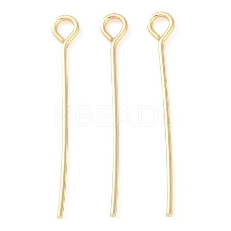 Brass Eye Pins KK-N254-48B-G-1