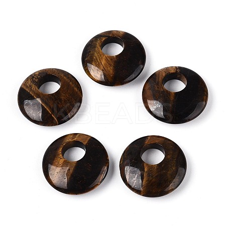 Natural Tiger Eye Pendants G-T144-42C-1